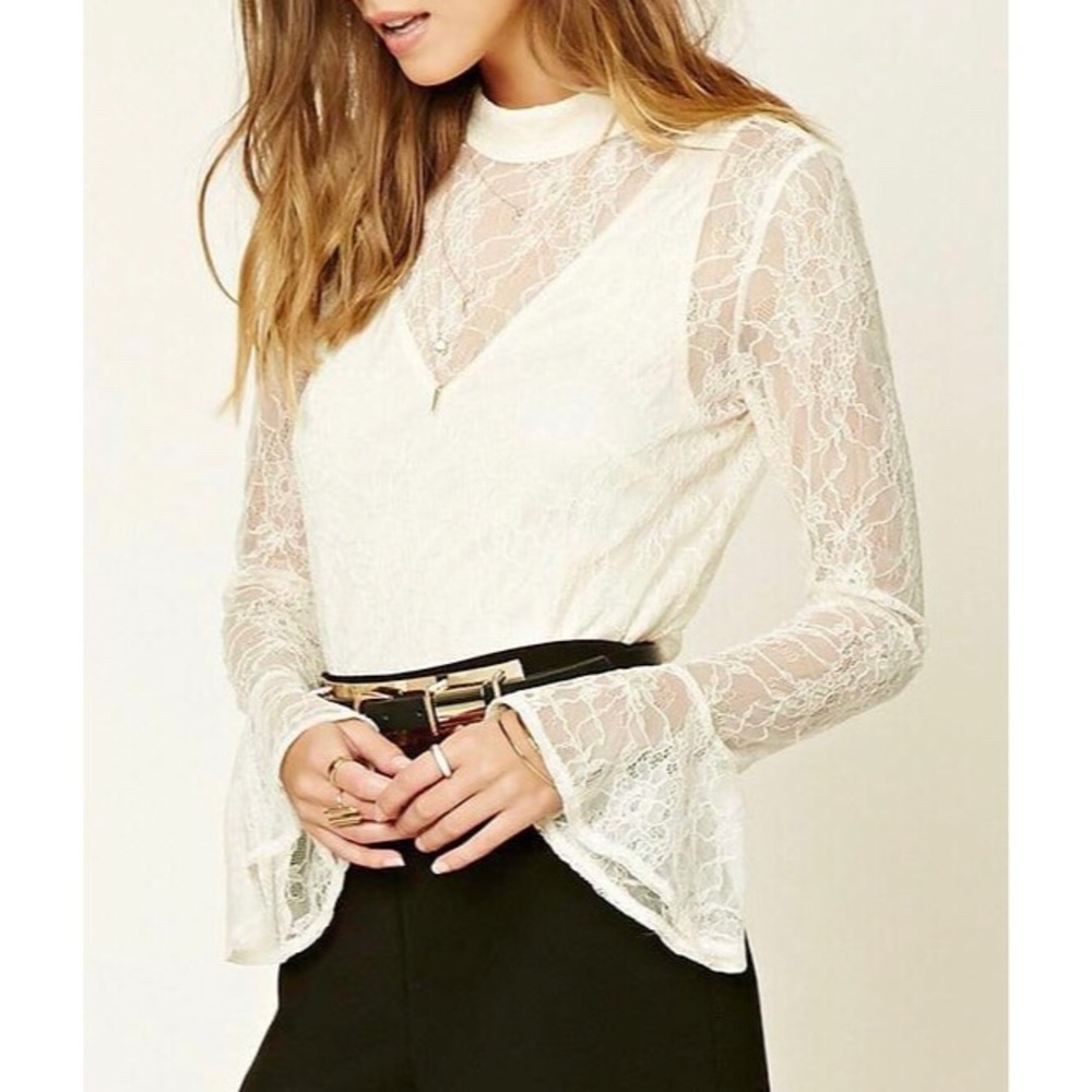 Forever21 lace blouse—NEW WITH TAGS!